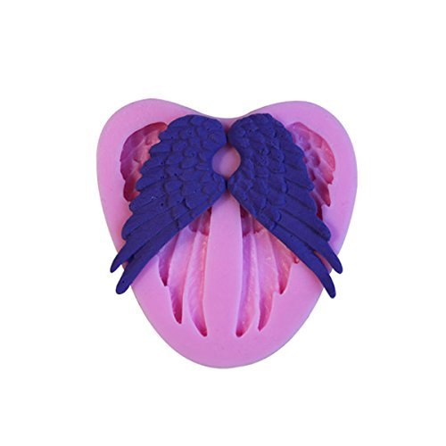 "dipshop Angel Wings Silicone Fondant Mold Chocolate Polymer Clay Mould" shopping N5