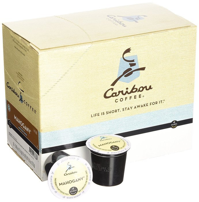 Caribou Coffee K Cups Mahogany 24 Count - 2 Pack N7