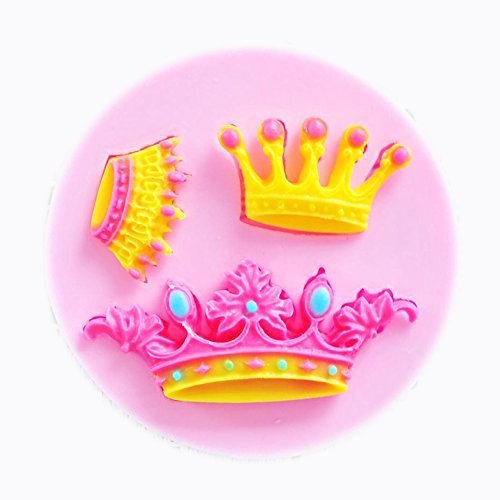 MathildaBaking Collection - Princess Crown Tiara Crown Molding Theme Silicone Fondant Lace Molds Serie - Fondant... N4