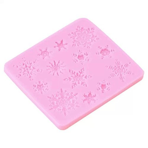 Goliton? Snow Flowers Shape Silicone Fondant Cake Mold,Jelly, Soap, Chocolate, Candy, Lollipop Mold