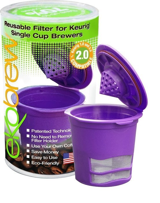Ekobrew Refillable K-cup for Keurig Brewers, 1-Count