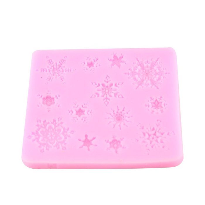 Lariy Silicon Snowflake DIY Muffin Chocolate Cookie Baking Mold Mould Cake Pan N2