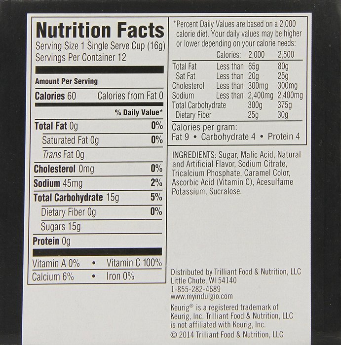 Indulgio Spiced Apple Cider Single Serve for Keurig K-Cup Brewers, 12 Count (Pack of 6) N2