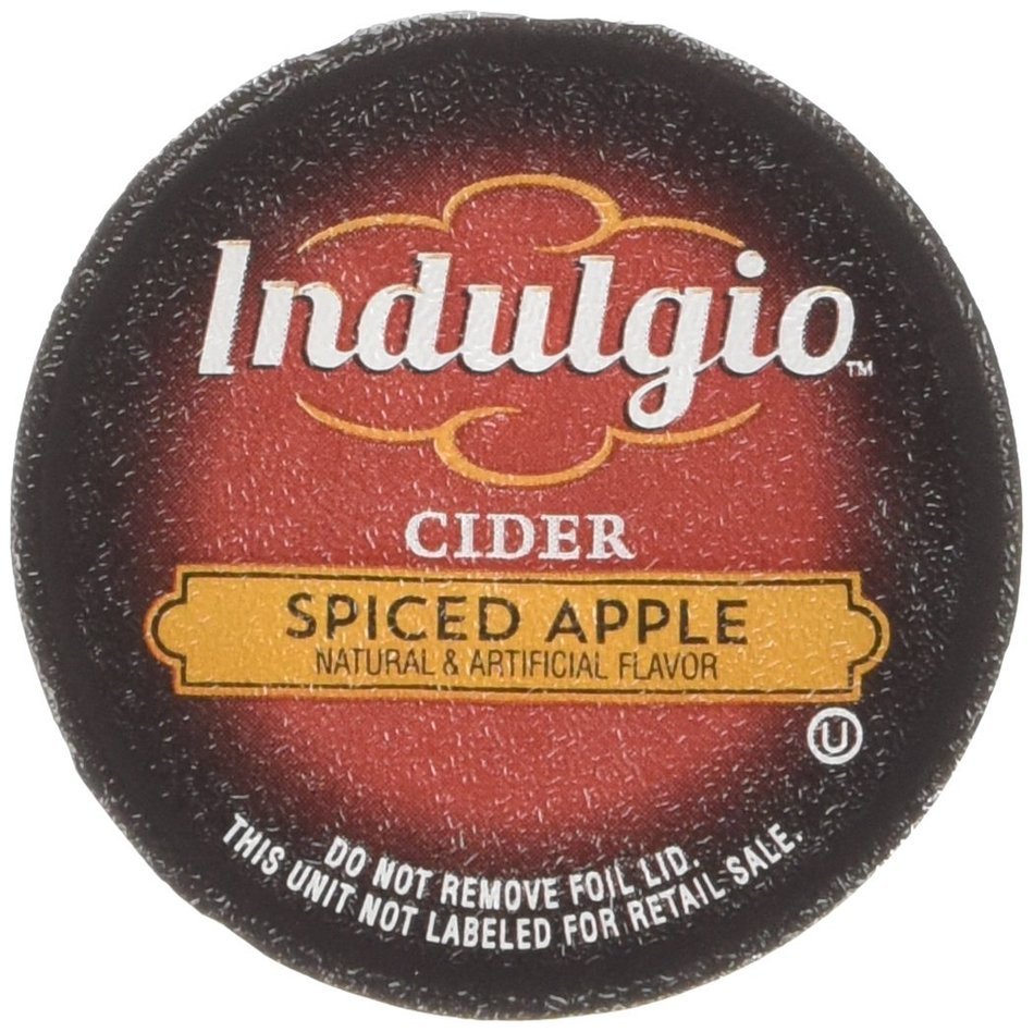 Indulgio Spiced Apple Cider Single Serve for Keurig K-Cup Brewers, 12 Count (Pack of 6) N5