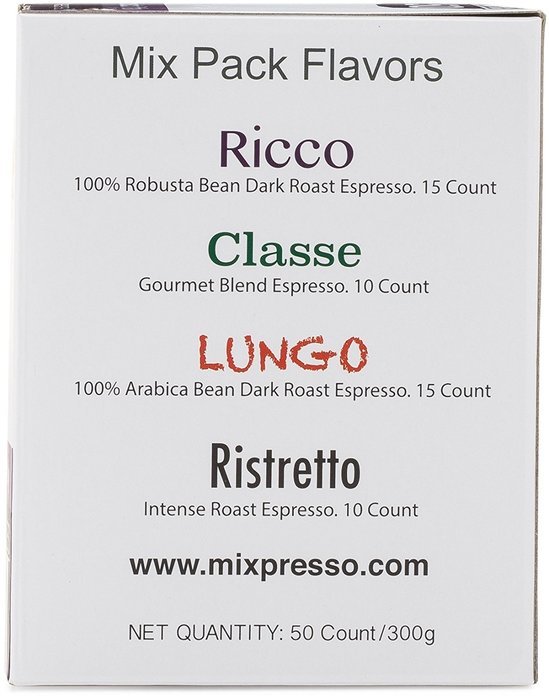 Coffee Pods (Nespresso Compatible) - Decaf From Italy - By Mixpresso (50 Count) N6