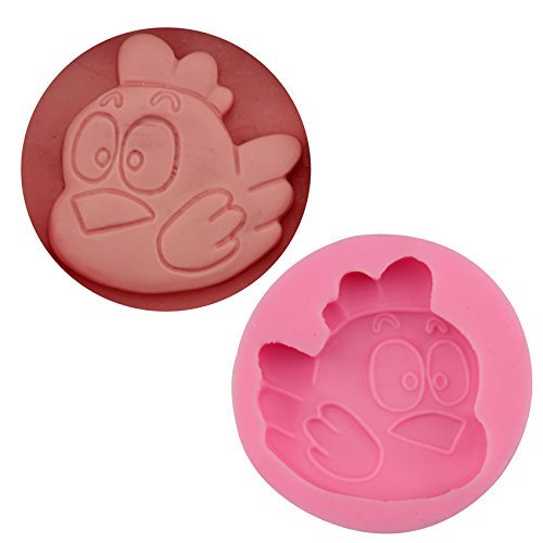 Mr.S Shop DIY Chicken Baby Silicone Mold Fondant Chocolate Candy Cake Baking Tools，Small Size