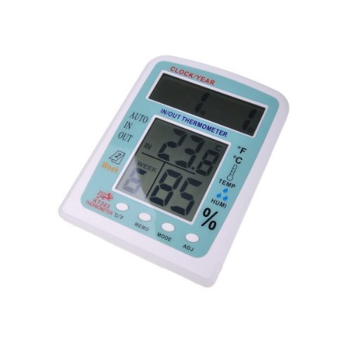 BestDealUSA Digital Clock/Week Auto In/Out Temperature / Humidity Thermo-Humidity Meter N7
