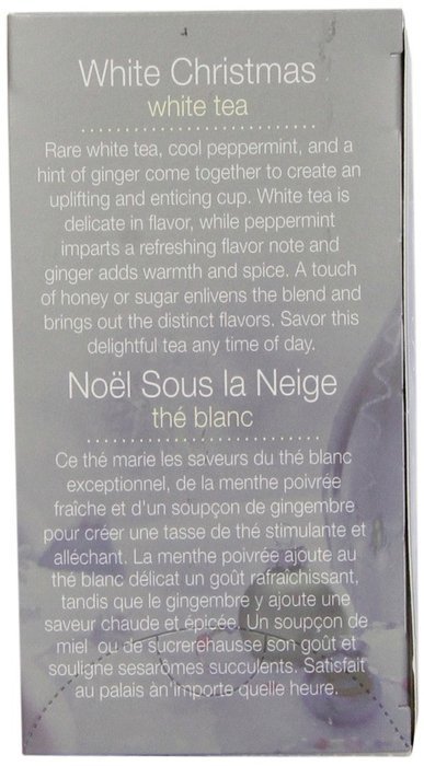 Stash Tea White Christmas White Tea, 18 Count Tea Bags in Foil (Pack of 6)