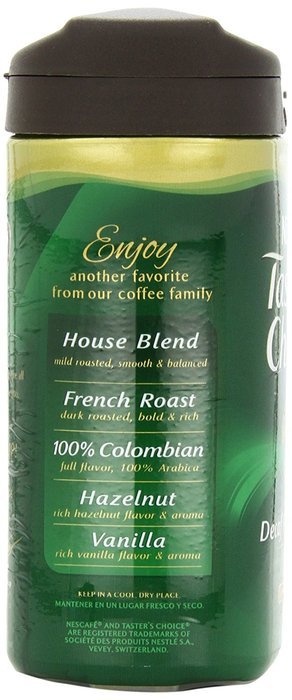 Nescafe Taster's Choice Instant Decaf Coffee, 7-Ounce Canisters (Pack of 3) N2