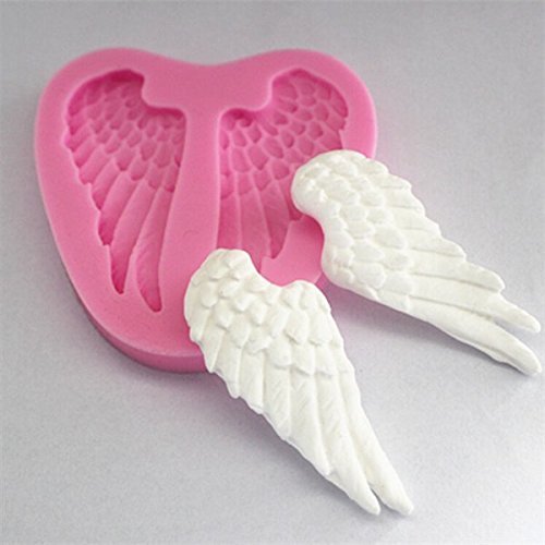 "dipshop Angel Wings Silicone Fondant Mold Chocolate Polymer Clay Mould" shopping N6