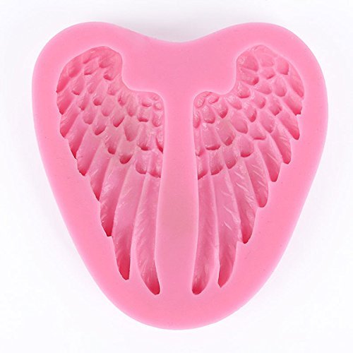"dipshop Angel Wings Silicone Fondant Mold Chocolate Polymer Clay Mould" shopping N7