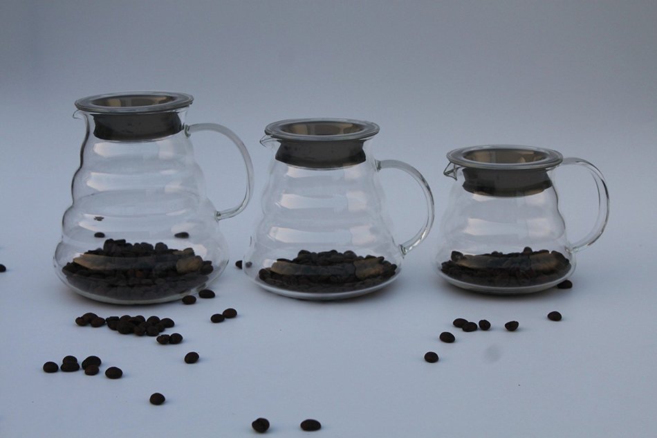 Lautechco Glass Coffee Pots / Creative Clouds Shapes Kettle Coffee Percolator And Tea Pot Kitchen Tools (800ml) N7