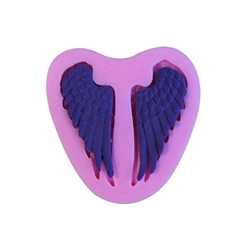 "dipshop Angel Wings Silicone Fondant Mold Chocolate Polymer Clay Mould" shopping N8