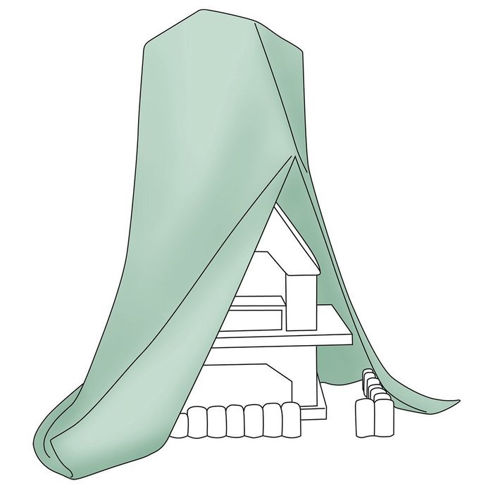 Relaxdays Chimney Protective Cover Outdoor Fire Place Cover Size: 235 x 80 x 50 cm For Outdoor Use, Tear-Proof...