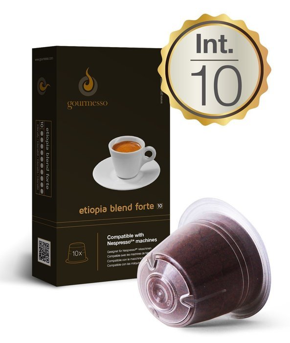 Nespresso&reg;* Compatible Coffee Capsules Compatible Pod - Mini Forte Bundle (80 Capsules; Intens. 8-10)