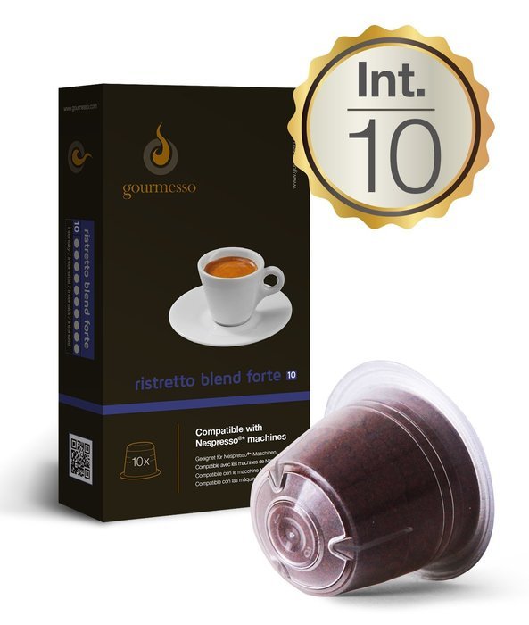 Nespresso&reg;* Compatible Coffee Capsules Compatible Pod - Mini Forte Bundle (80 Capsules; Intens. 8-10) N2