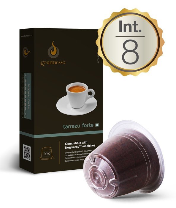 Nespresso&reg;* Compatible Coffee Capsules Compatible Pod - Mini Forte Bundle (80 Capsules; Intens. 8-10) N3