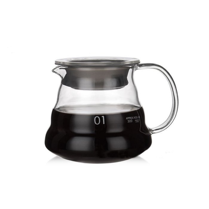 Lautechco Glass Coffee Pots / Creative Clouds Shapes Kettle Coffee Percolator And Tea Pot Kitchen Tools (800ml) N8