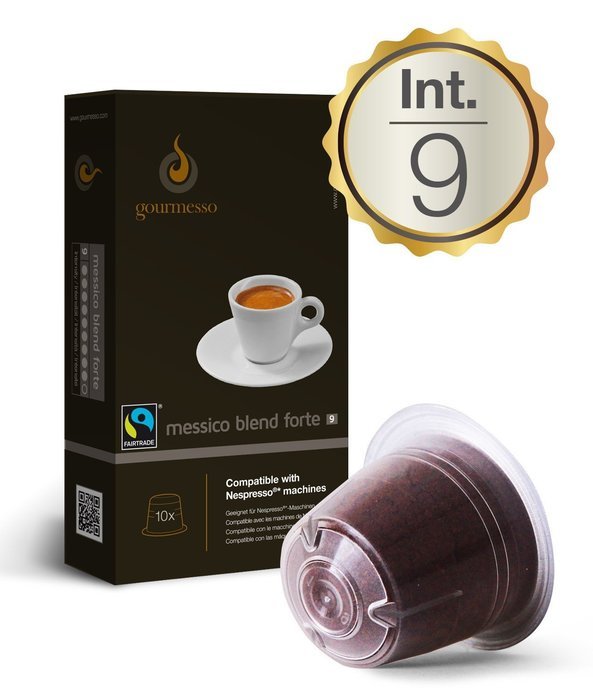 Nespresso&reg;* Compatible Coffee Capsules Compatible Pod - Mini Forte Bundle (80 Capsules; Intens. 8-10) N4