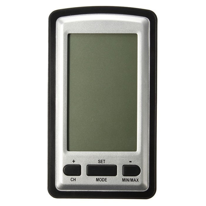 Wireless Thermometer,ELEGIANT Wireless Weather Station Radio Controlled Clock Indoor Temperature Humidity Storm... N7
