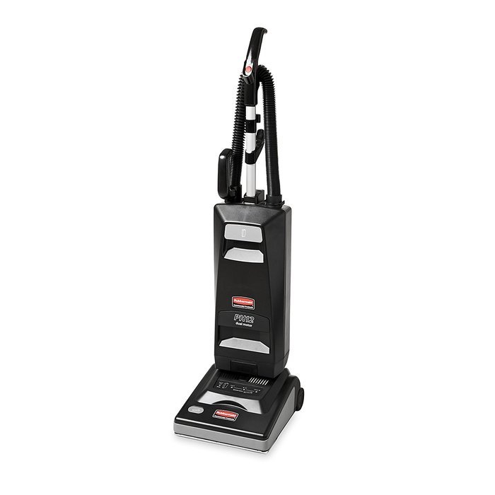 Rubbermaid Commercial Executive Series Automatic Height Adjustment Upright Vacuum Cleaner, 12-Inch, Black (1868438) N2