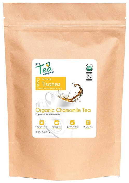 Organic Rose Chamomile Lavender Tea - Loose Herbal Blend - GMO Free - Relaxing - Calming Tisane by The Tea Company... N6