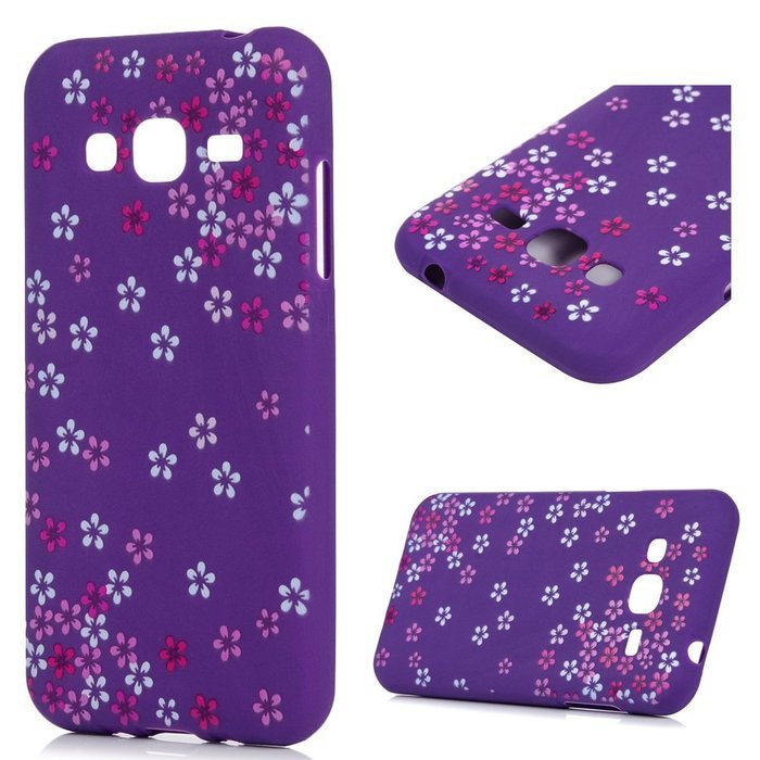 J3 Case,Samsung Galaxy J3 Case (2016 Version) - Cute Colorful Print Flowers Series Shockproof Flexible Soft TPU... N27