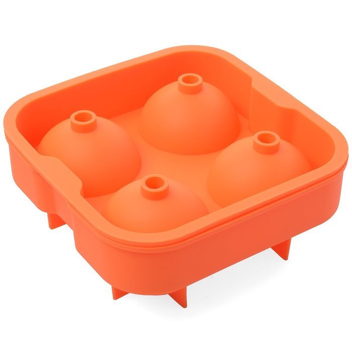 Xcellent Global Crystal Ice Ball Mold Superior Quality Silicone 4x4.5cm Random Color M-HG015 N13