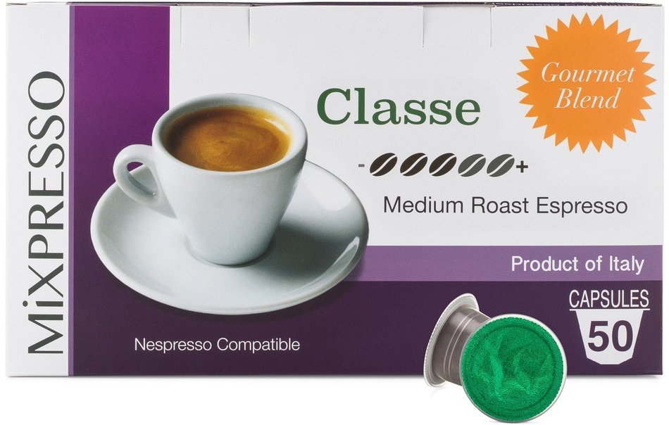Coffee Pods (Nespresso Compatible) - Decaf From Italy - By Mixpresso (50 Count) N10