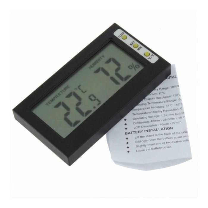 New Digital LCD Thermometer Hygrometer Temperature Humidity Meter Gauge AP Home Enhancement