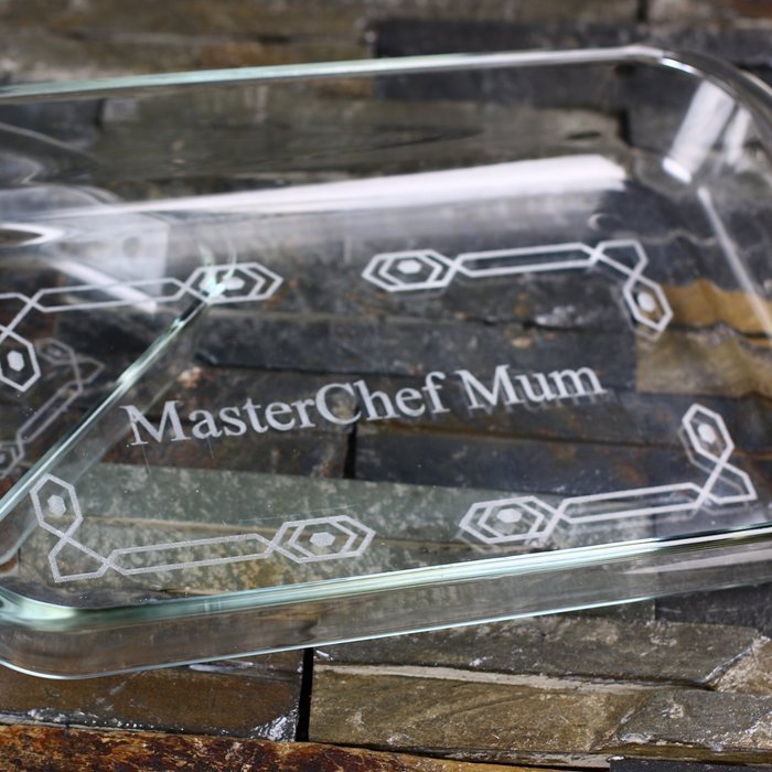 NTLux Personalized 2-litre Ovenproof and Shockproof Glass Casserole Dish &ndash; Free Custom Design - Best Kitchen Gift N5
