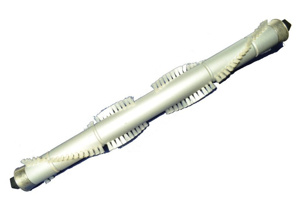 Royal Metal Upright Vacuum Cleaner Brushroll, 18 Inches long, square ball bearing ends, white nylon bristles,...