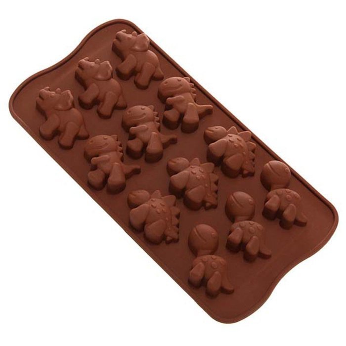 Bhbuy New Dinosaur Silicone Baking Tray Cake Chocolate Candy Muffin ...