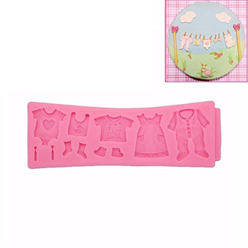 "dipshop 3D Silicone Cloth Fondant Chocolate Mold Mould Cake Decoration" shopping N3