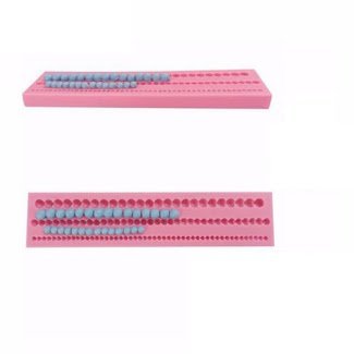 "dipshop 3D Bead Pearl Silicone Fondant Mold Cake Edge Decoration" shopping