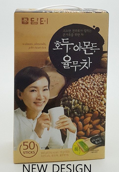 [HEALTH TEA] Korea Food Walnut Almond Job's Tears Tea 18g X 50t 호두 아몬드 율무차