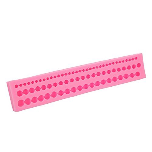 "dipshop 3D Bead Pearl Silicone Fondant Mold Cake Edge Decoration" shopping N4