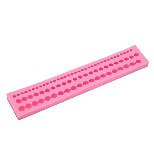 "dipshop 3D Bead Pearl Silicone Fondant Mold Cake Edge Decoration" shopping N5