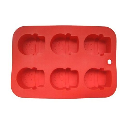 BestOfferBuy Snowman Cake Muffin Silicone Mold Mould Ice Tray