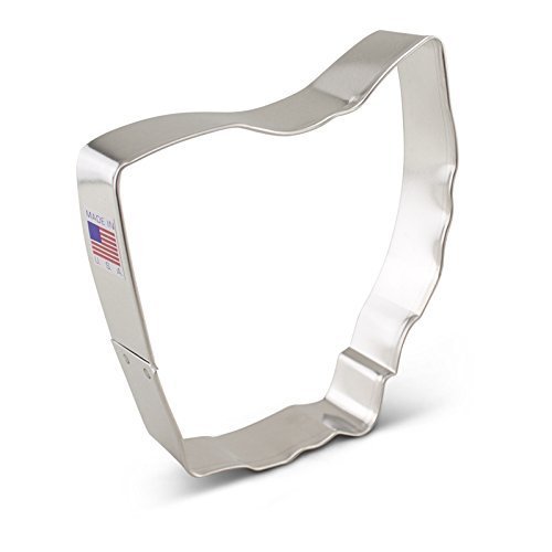 Ann Clark Ohio Cookie Cutter - 4.25 Inches - Tin Plated Steel