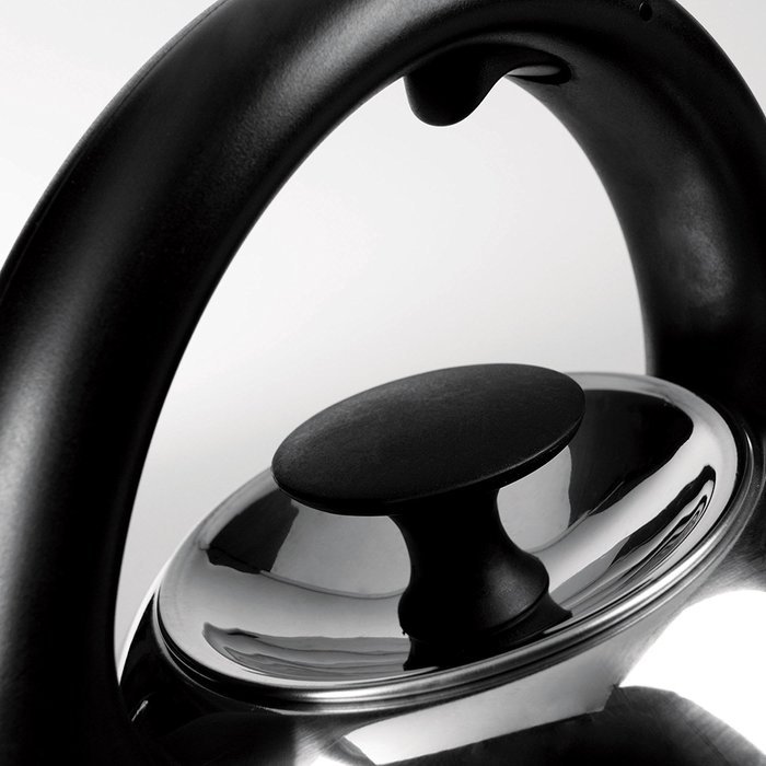 OXO Good Grips Click-Click Tea Kettle Polished Stainless Steel 2.1-Qt. N3