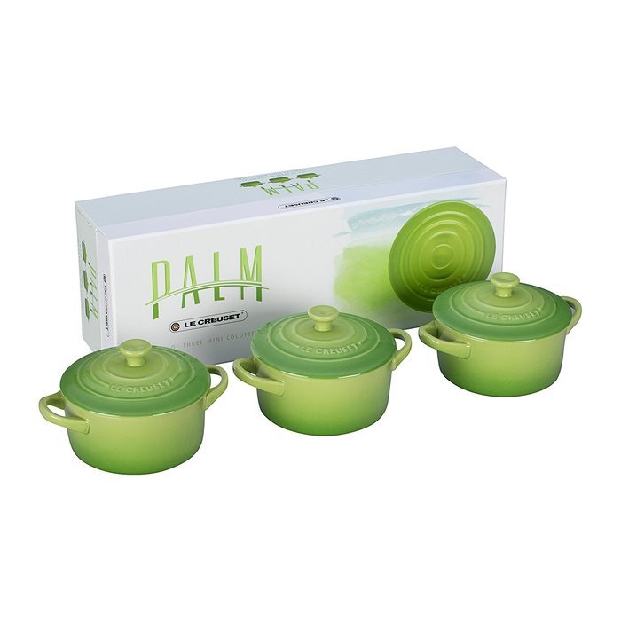 Le Creuset Stoneware Petite Round Casserole Gift Set, Palm