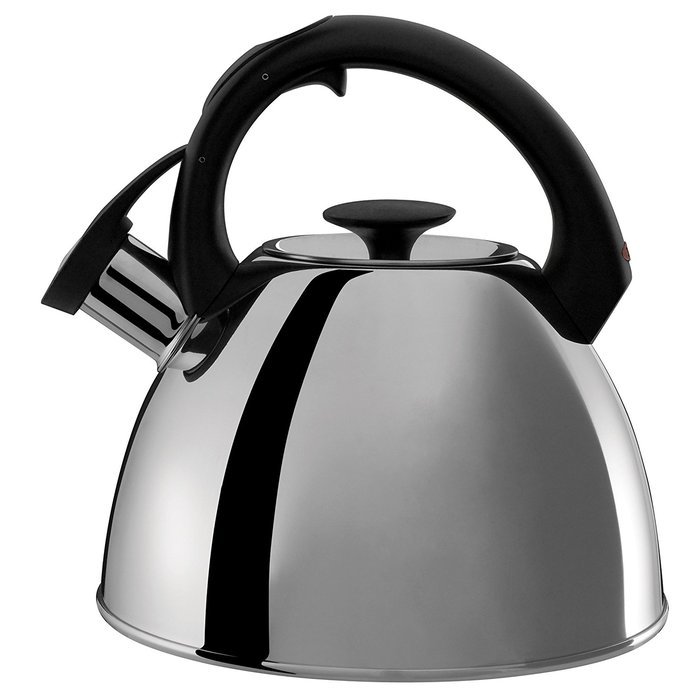 OXO Good Grips Click-Click Tea Kettle Polished Stainless Steel 2.1-Qt. N4