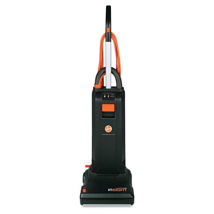 Hoover CH50100 Insight-Quiet Industrial Upright, 10 Amp, 20 lb., 13" Path, Black N3