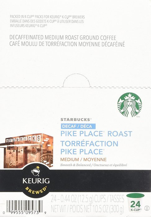 STARBUCKS Decaf PIKE PLACE ROAST 48 K-CUPS N5