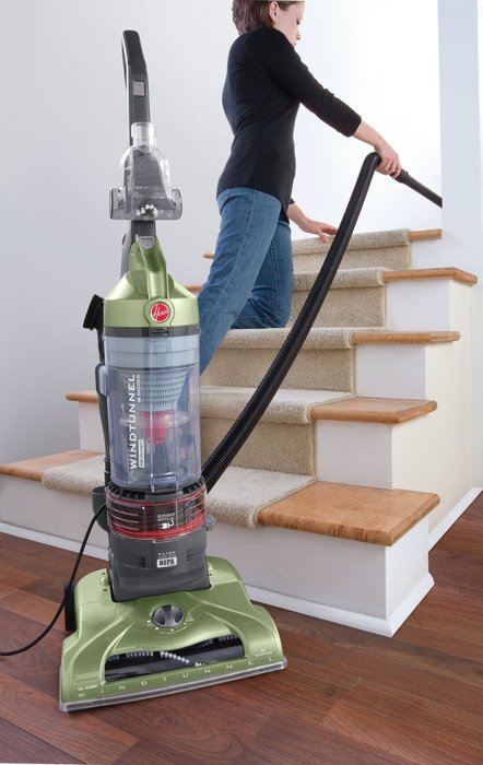 Hoover Vacuum Cleaner WindTunnel T-Series Rewind Plus Bagless Lightweight Corded Upright UH70120 N3