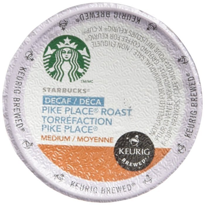 STARBUCKS Decaf PIKE PLACE ROAST 48 K-CUPS N6
