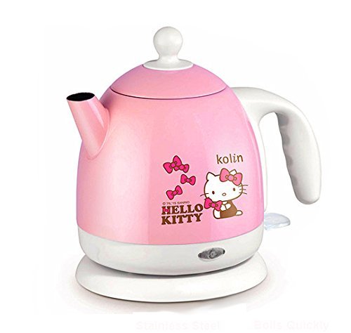 Hello Kitty 1.0L / 33.8oz Electric Kettle Stainless Steel Tea Kettle Base Plug N4