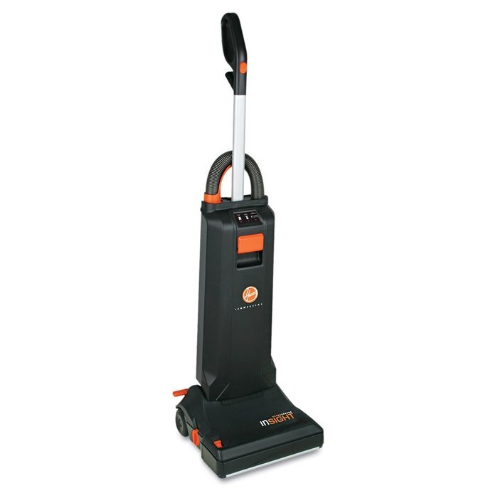 Hoover CH50100 Insight-Quiet Industrial Upright, 10 Amp, 20 lb., 13" Path, Black N4