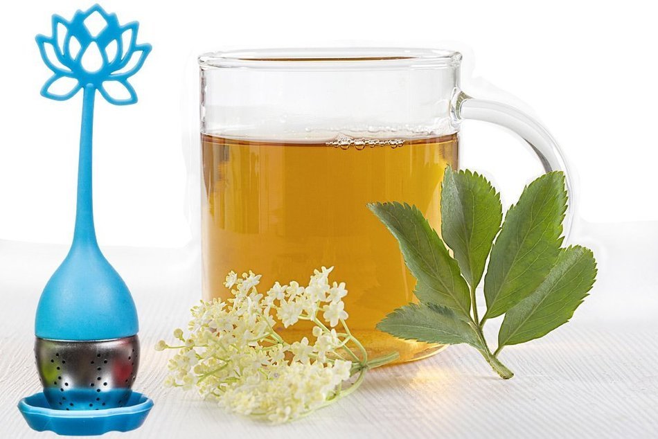 Lotus Flower Loose Leaf long-handled Tea Infuser - Genuine Best Tea Scoop Strainer for Herbal, Weight-Loss, Detox... N2